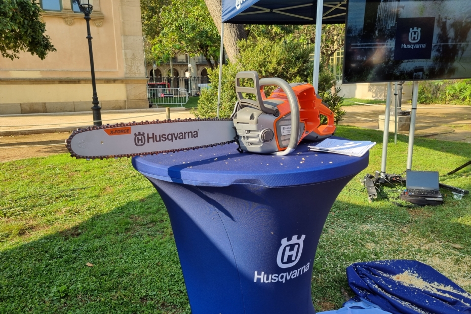 The updated battery chainsaw (Photo: NWST - Stad + Groen)