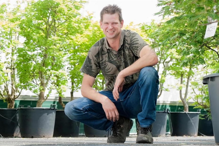 Grower Patrick Braspenning will continue the trial this spring.