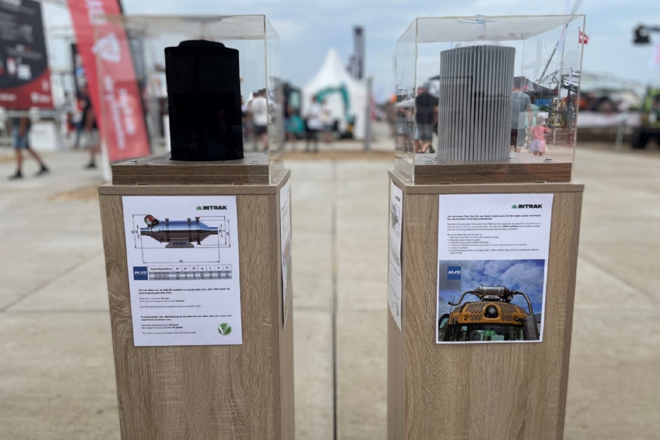 Intrak's directly applicable filter solution for Stage V diesel engines up to 19 kW