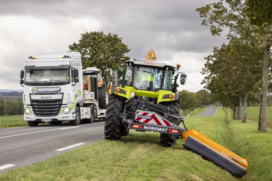 Noremat is known for boom mowers, flail mowers and pruning solutions that can be used year-round along roads, slopes and waterways (Image: Noremat)