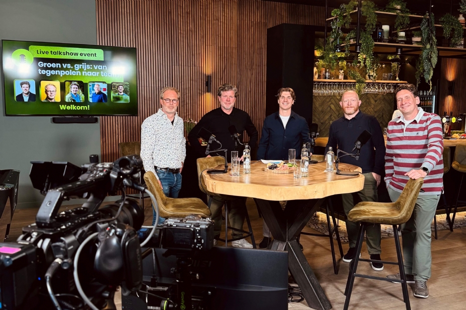 From left to right: Jan Willem Burgmans, Mark Bode, Pieter van den Braak, Robert Dolieslager and Cecil Konijnendijk